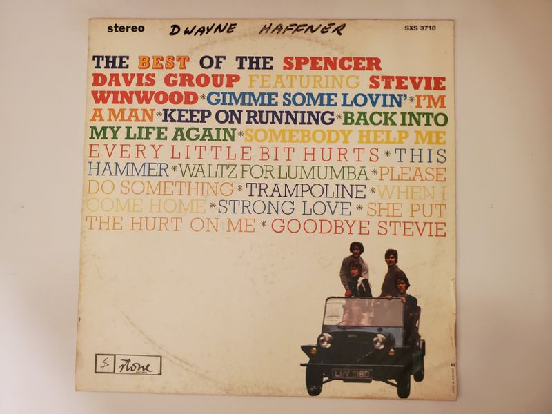 The Spencer Davis Group featuring Stevie Winwood The Best of The Spencer Davis Group vinyl record